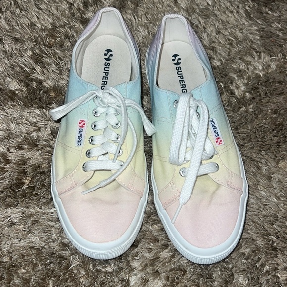 SUPERGA 2750 gradient print, pastel rainbow - Picture 1 of 3